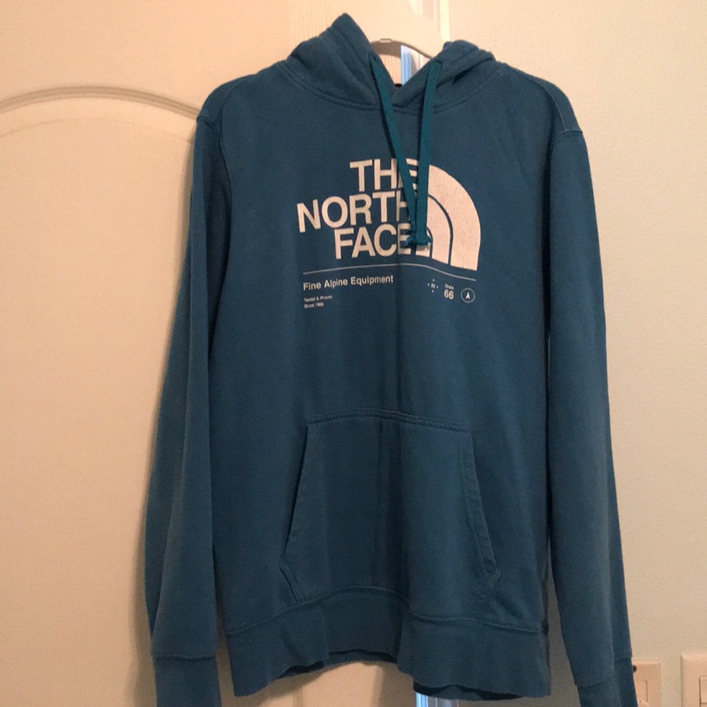 Blue North Face Hoodie
